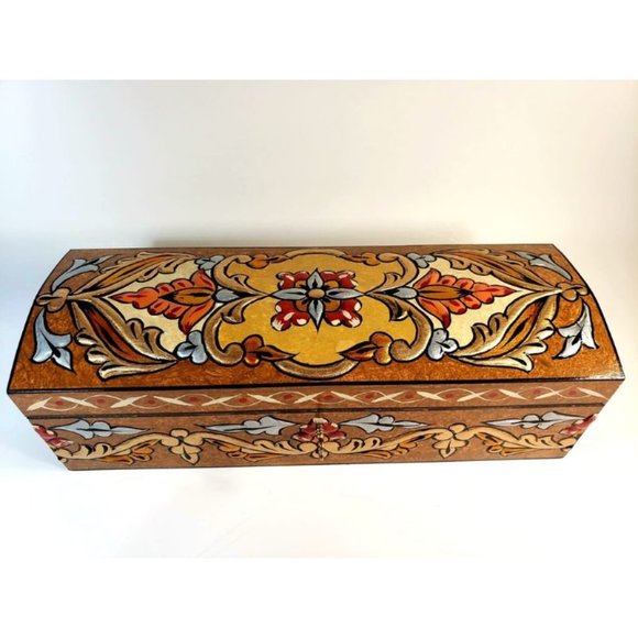 Bronze Medium Hand Painted 3D Jewelry Box - Picture 3 of 7